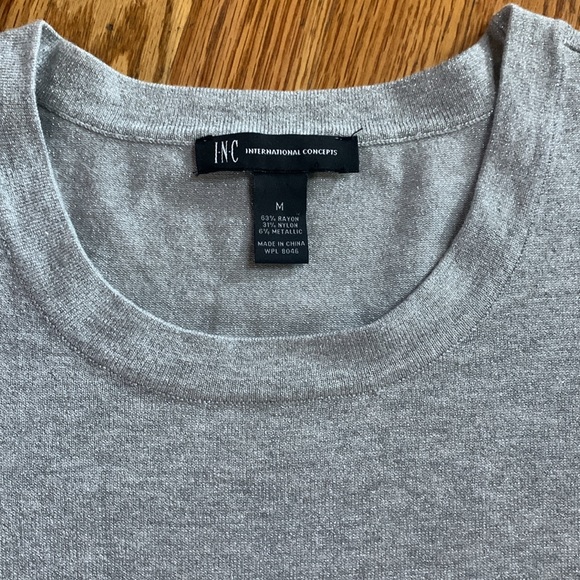 INC silver top size Medium - Picture 2 of 4
